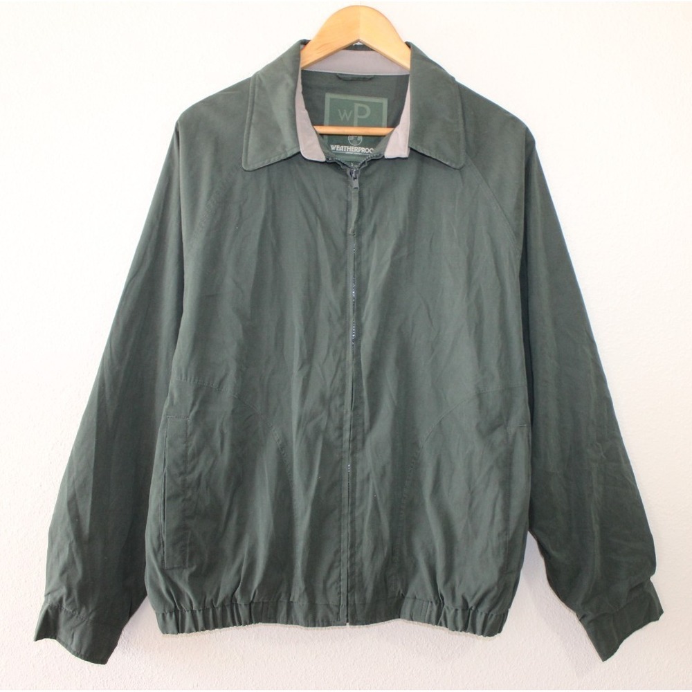 Weatherproof Mens Green Long Sleeve Full Zip Jacket L